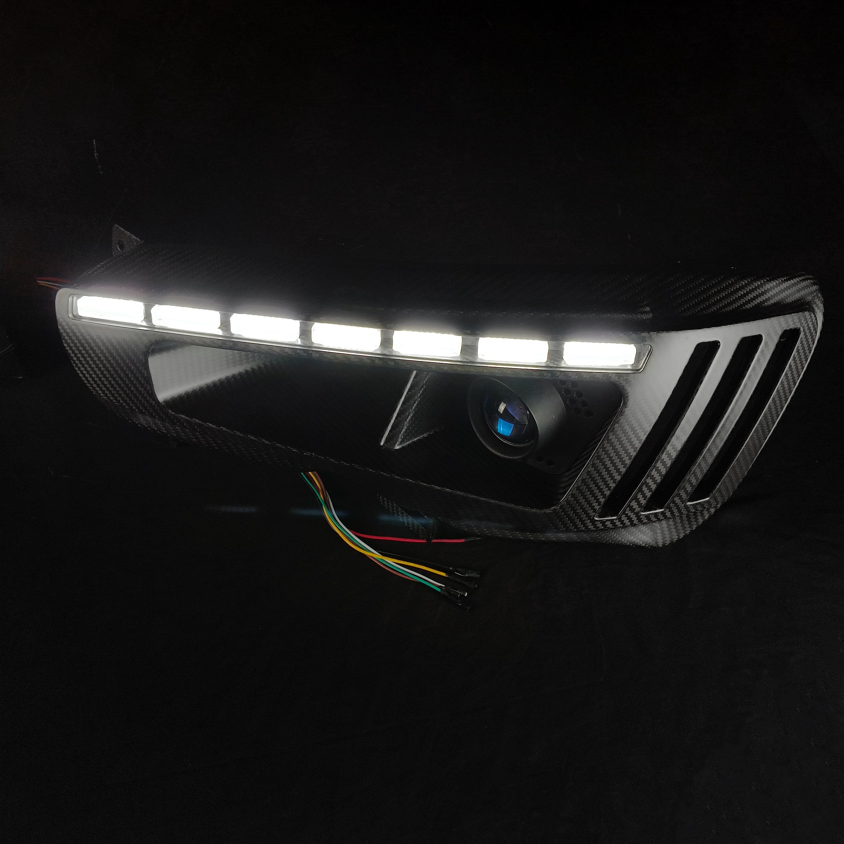 CraftC Performance 2008-2017 Mitsubishi Lancer & EVO X Dry Carbon Fiber LED Headlights(Driver Side Only)